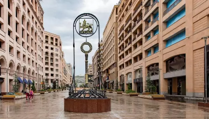 خیابان شمالی ایروان در ارمنستان
